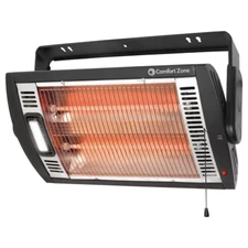 Comfort Zone Ceiling Mounted Space Heater 1,500W, CZQTV5M - Black