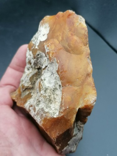 Lower Paleolithic Acheulean France Beautiful Handaxe Cleaver Heidelbergensis - Picture 17 of 21