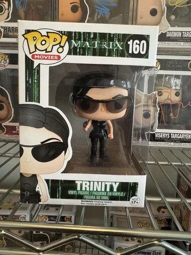 Funko Pop! Movies The Matrix - Trinity #160 w/ Protector- VAULTED