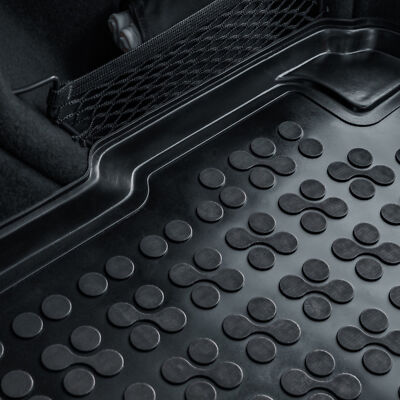 Alfombrilla De Maletero De Goma TPE Para Volkswagen Touran III (desde 2015) - Rezaw-Plast, Impermeable Y Lavable