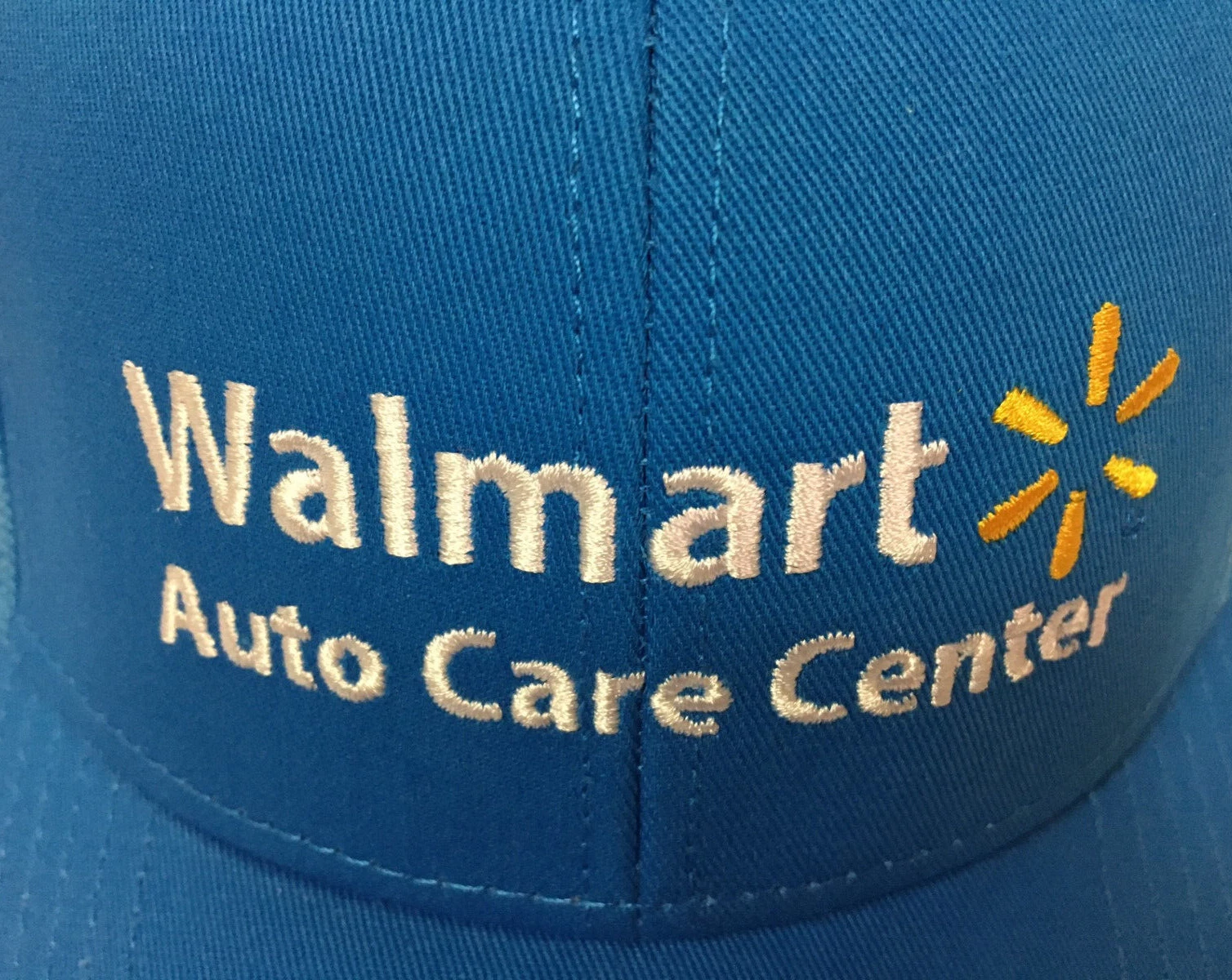Walmart Light Blue Auto Care Embroidered