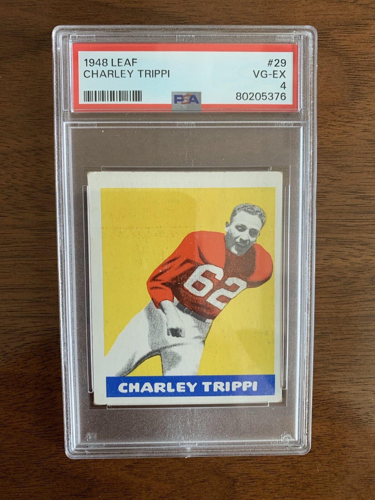 Charley Trippi 1948 Leaf Football #29 Chicago Cardinals HOF Rookie PSA 4 🔥🏈🔥