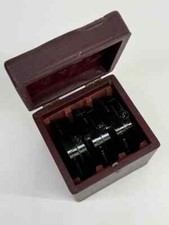 Antique 1921 Eastman Kodak Brass Diffusing Disc Set in Box No. 3-1/2 No. 4 No. 5