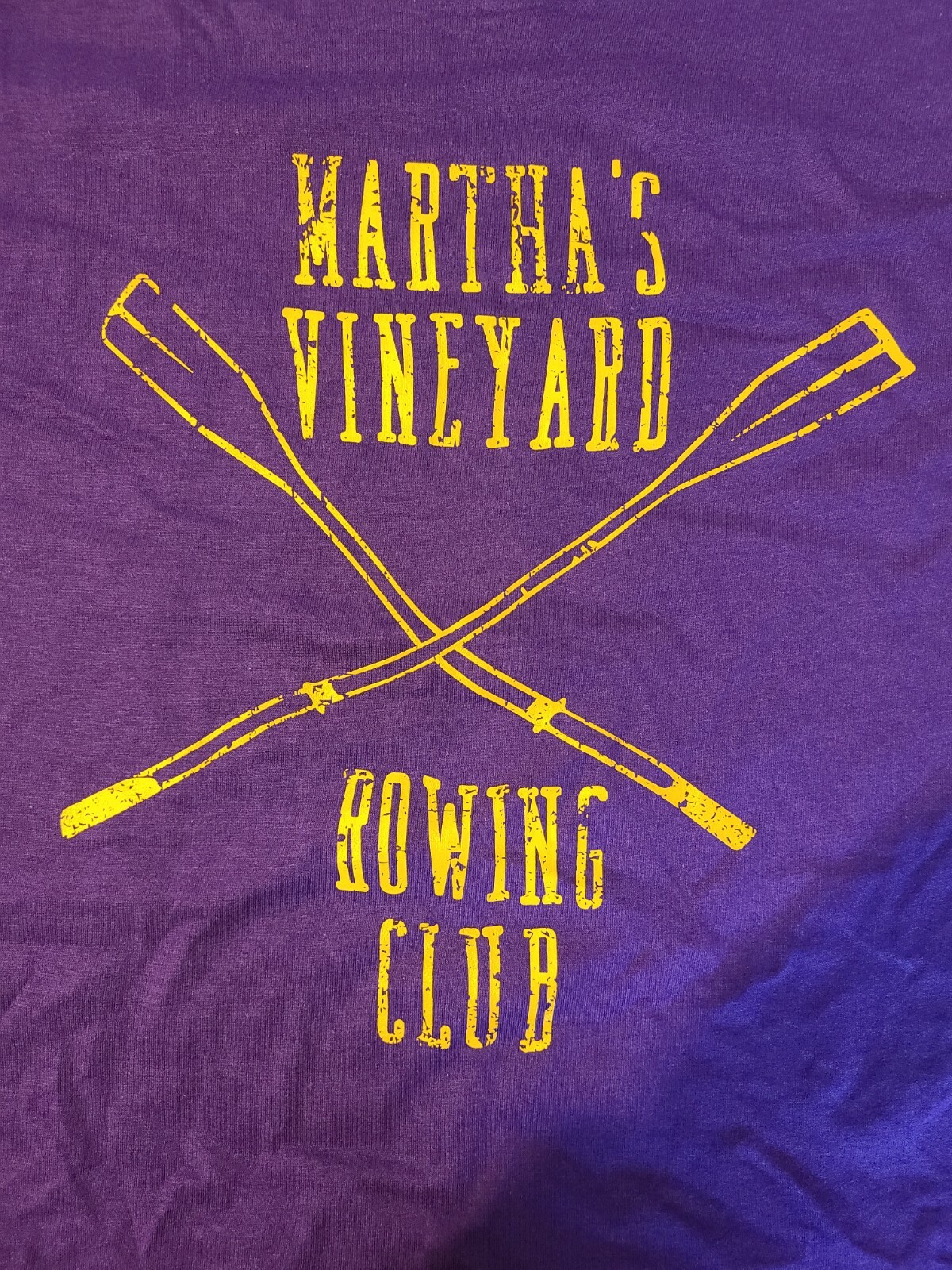 FILA T shirt grande vintage Martha's Vineyard Rowing Club Screen Stars 19 5 x 23 5