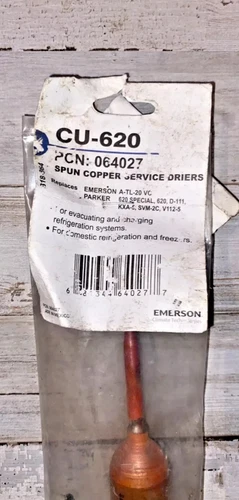 Emerson CU-620 Spun Copper Service Driers 