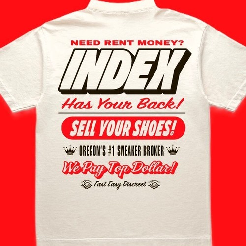 RESERVED Sneaker Motto Tee Shirt LOT (2) + DTF Crewneck Sweatshirt