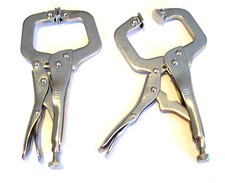 2 IIt PROFESSIONAL VISE GRIPS 6" LOCKING C CLAMP PLIERS