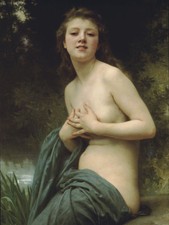6 x 8 Art Bouguereau Spring Breeze Ceramic Mural Backsplash Bath Tile 1461