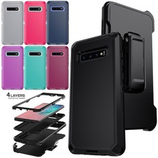 For Samsung Galaxy S10 S10e S10 Plus Shockproof Phone Case Cover Belt Clip