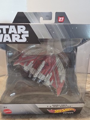 Hot Wheels Starships Select Star Wars Ahsoka Tano T-6 Jedi Shuttle Starship