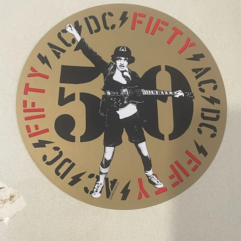 AC/DC - High Voltage 50th Anniversary Gold Coloured Vinyl New & Sealed - Image 2 of 4