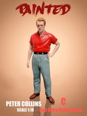 PETER COLLINS PAINTED Version C. EXOTO, CMC, TECNOMODEL, MINICHAMPS, SPARK 1:18