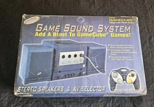 Nintendo GameCube Purple Intec Sound System Speakers & Av Selector