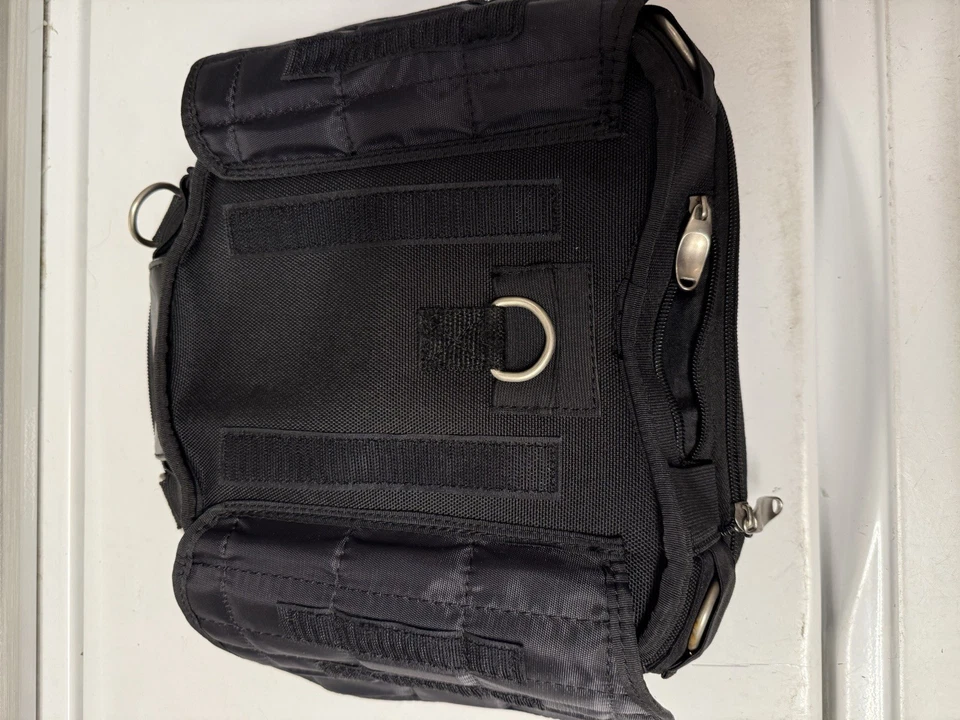 Bolsa de almacenamiento de accesorios para motocicleta Kurynkyn ventana transparente montaje universal MOLLE Foto 3 de 3