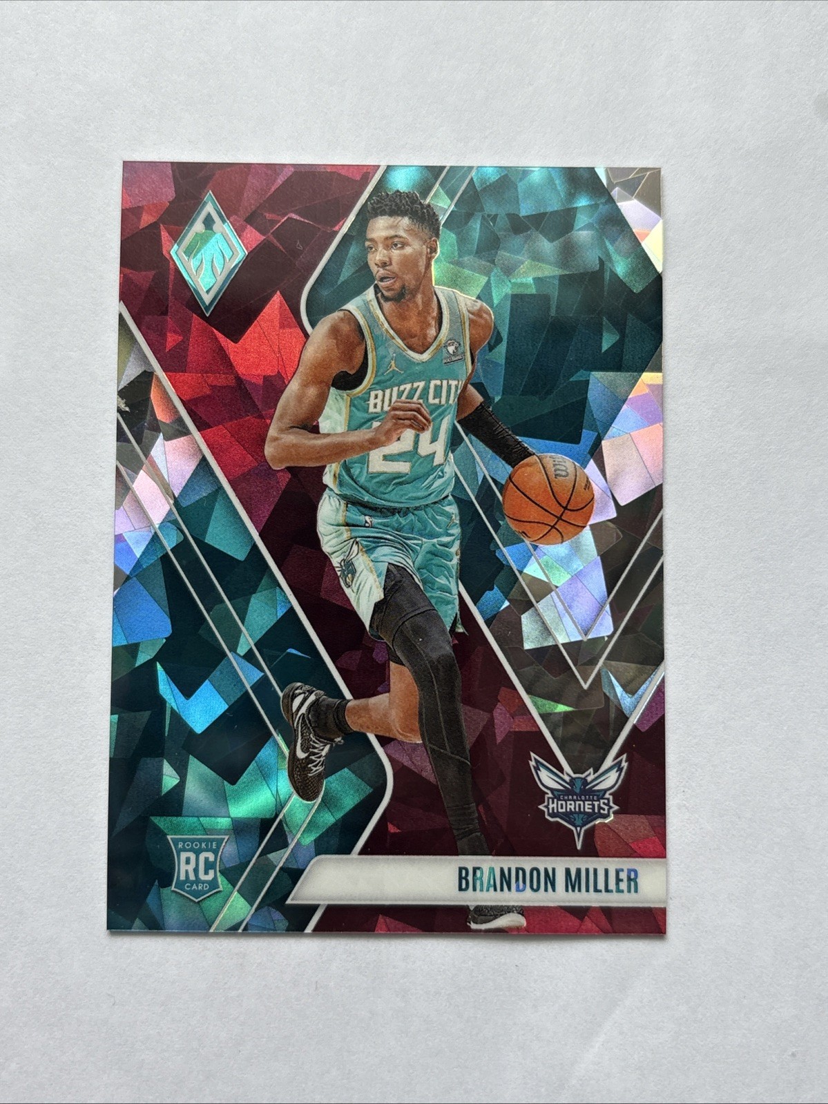 2023 Panini Phoenix Rookies Maroon Ice /275 Brandon Miller #273 Rookie RC