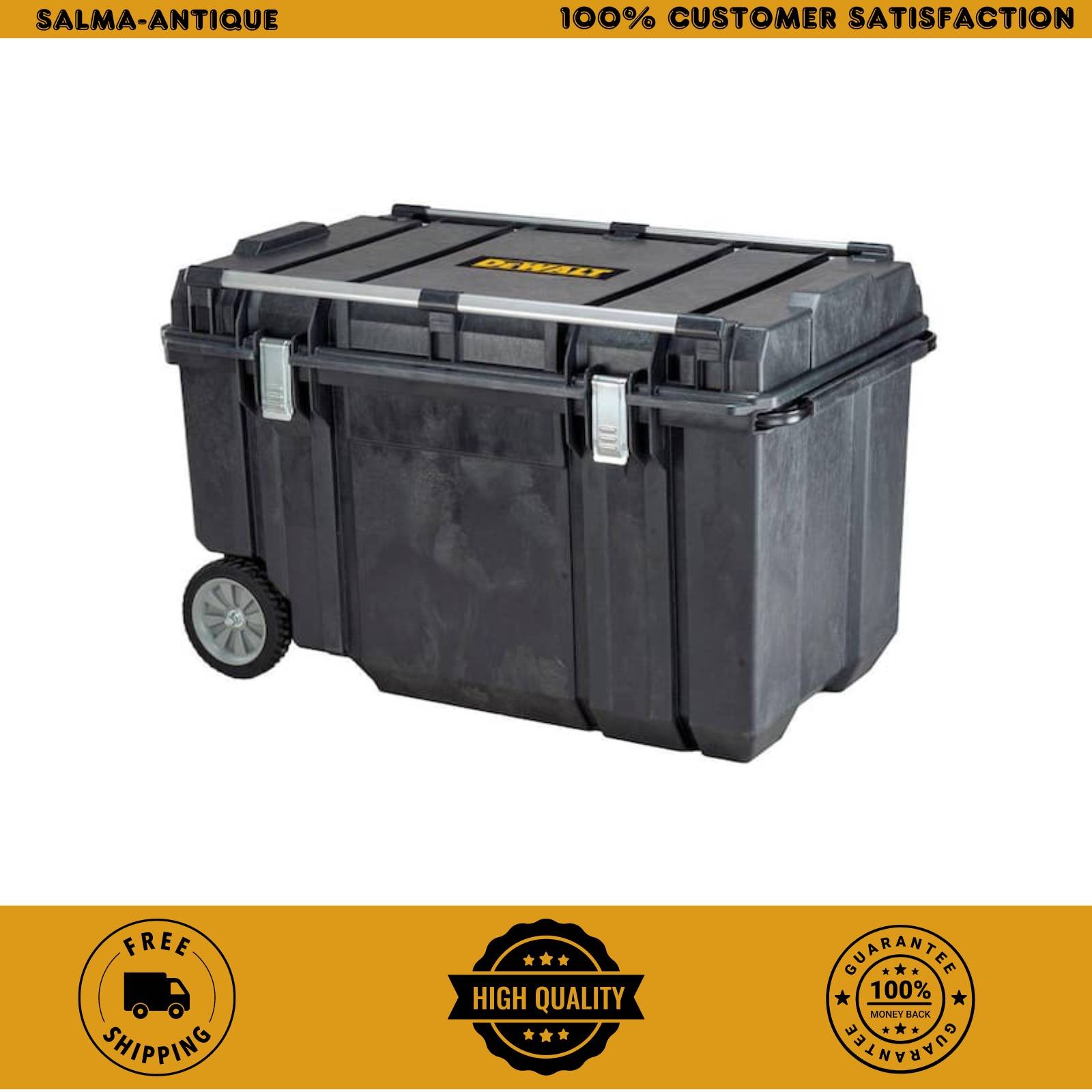Tough Chest 38 in. W 63 Gal. Polypropylene Rolling Tool Box