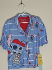 STITCH DISNEY Lilo And Stitch 2 Piece Pajama Sleepwear Set GIRLS SIZE S 6/6x NEW