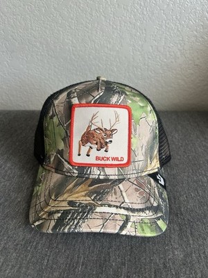 Goorin Bros The Farm Buck Wild Trucker Hat Camo OSFM Adjustable Ships Free  NWT