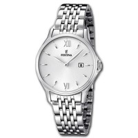 Festina Damen-Herren Uhr F16748/2 Edelstahl Armbanduhr Klassik Silber UF16748/2