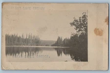 1913 View Of Clear Lake Oregon OR RPPC Photo Posted Antique Postcard
