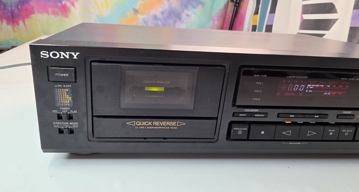 Sony Cassette Deck TC-RX70ES Dolby B-C NR HX Pro partially working