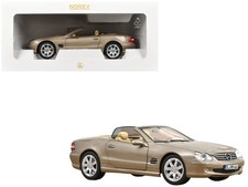 2003 Mercedes-Benz SL 500 Type R230 Travertine Beige Metallic 1/18 Diecast Mode