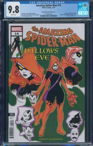 Amazing Spider-Man #14 CGC 9.8 1st App of Hallows Eve Marvel 2022 Design Variant