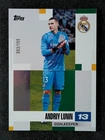 2024-25 Topps Real Madrid Team Set ANDRIY LUNIN 93/199 Green Refractor SP #10