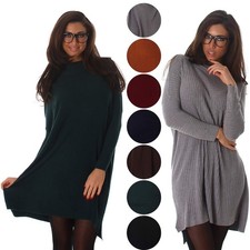 Damen Pullover Longpulli Oversize Wellness Ri...