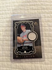 2007 SP Legendary Cuts - Masterful Material Nolan Ryan #MM-NR (MEM)