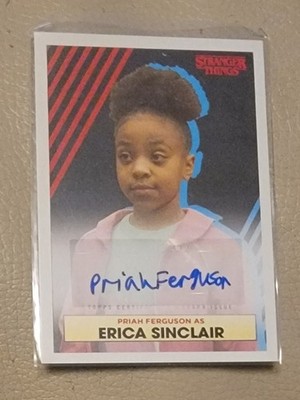 2020 Topps Stranger Things #ESA Priah Ferguson Erica Sinclair AUTO CARD