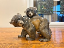 Vintage Rosenthal Porcelain Bear Cubs Figure No. 1593 ~ Excellent