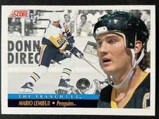 1991-92 Score American - Mario Lemieux #335
