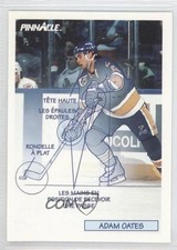 1991-92 Pinnacle French Adam Oates #378 HOF 0b4