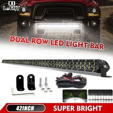 Fit Dodge Ram 1500 2500 3500 Bumper 42 Led Light Bar 40 Combo 6500k W Wire Fit Dodge Ram 1500 2500 3500 Bumper 42 Led Light Bar 40 Combo 6500k W Wire