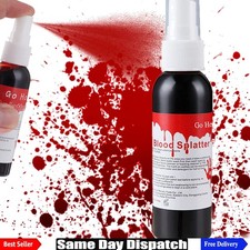 2.1oz Fake Blood Spray Washable Halloween Zombie Vampire Clown Costume Makeup
