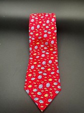Vineyard Vines 100 Silk Tie with Tropical Fish