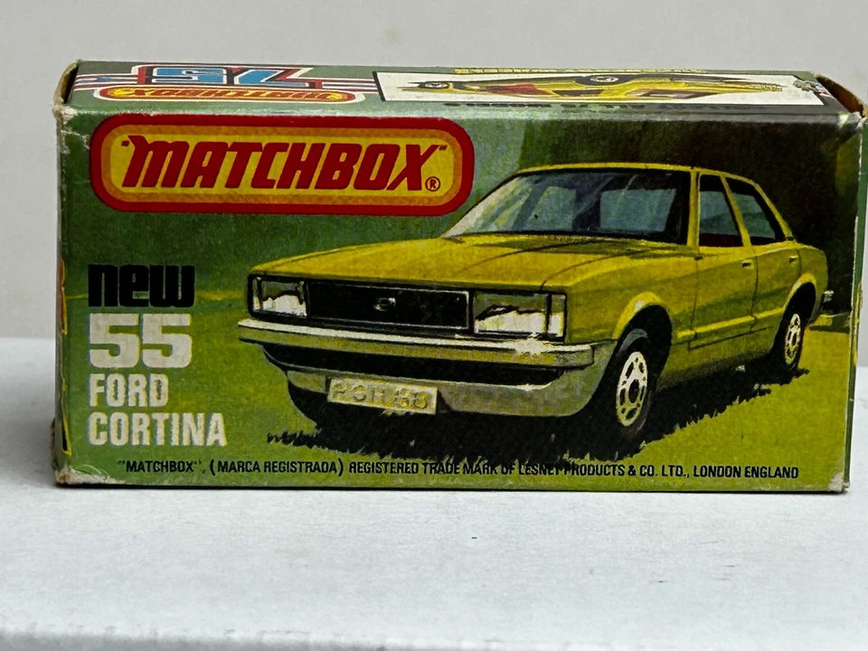 Matchbox Superfast No. 55 Ford Cortina with Original Box - Image 3 of 4