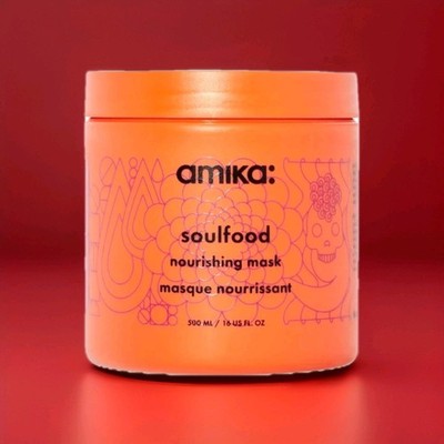 NIB 100% Authentic amika Soulfood Nourishing Hair Mask,16oz/500ml