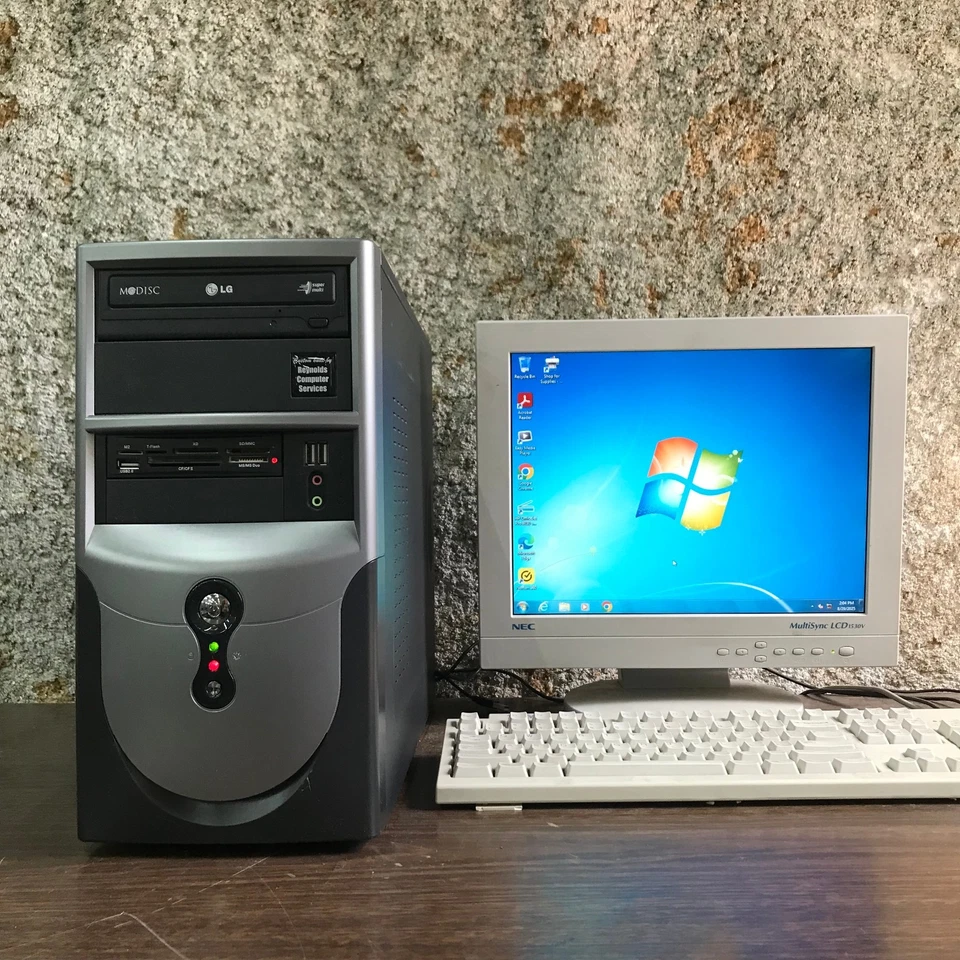 Custom ATX PC for Retro Gaming AMD Athlon 3.00GHz 4GB RAM (Windows 7 64-Bit) - Image 2 of 4