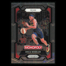 Erica Wheeler #44 2024 Panini Prizm Monopoly WNBA Indiana Fever Basketball Card