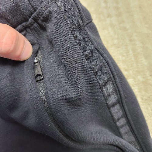 Nike Jordan Joggers Men Large Slim Fit Classic Fleece Black Sweat Pants Dri Fit - Picture 12 of 14