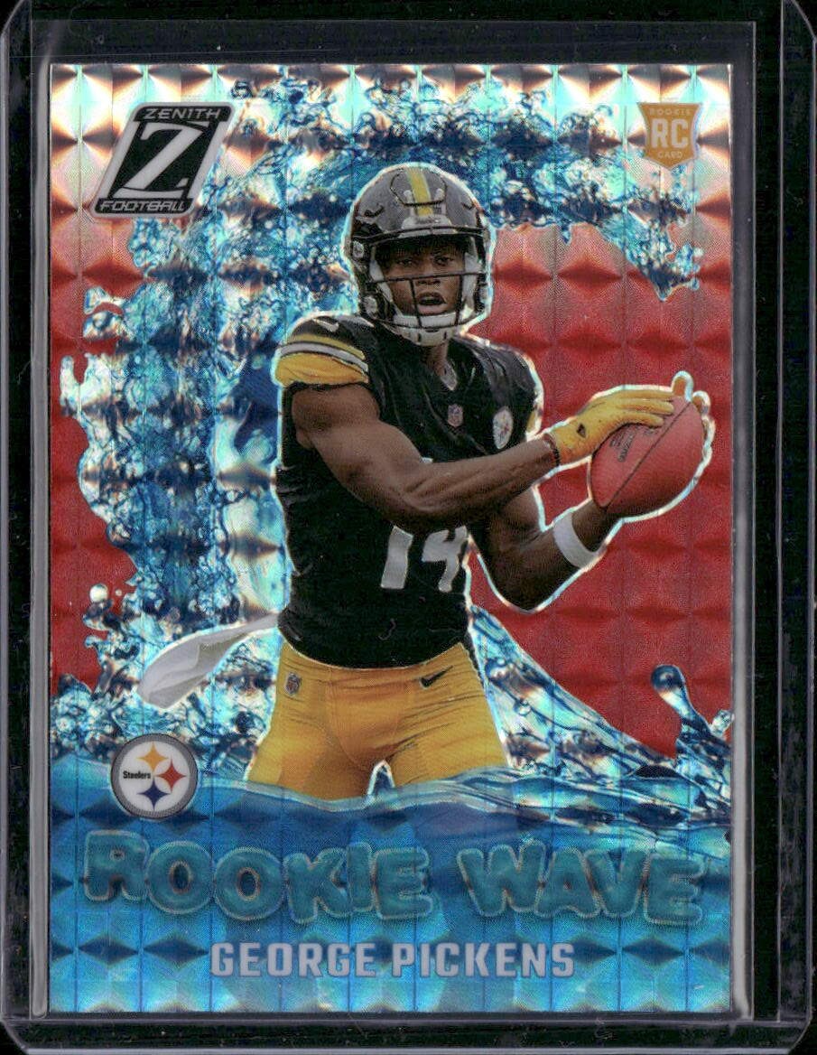2022 Zenith #RW-GP George Pickens Rookie Wave Red