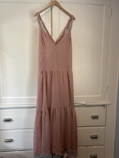 ASTR Textured Dusty Rose Maxi Dress Size L