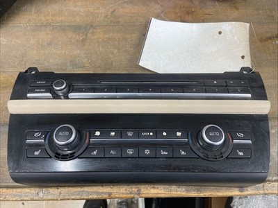 11-16 BMW F10 535I 550I CD RADIO AC HEATER CLIMATE CONTROL UNIT 9236479-01 OEM