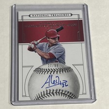 2016 Panini National Treasures Baseball Signatures 27/99 Aledmys Diaz Auto BS-AD