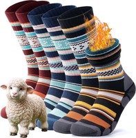 Benirap Merino Socken Wandersocken, Professionell Thermosocken Wintersocken,