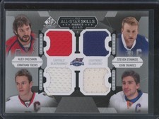 2015-16 Game Used Hockey Ovechkin Toews Stamkos Tavares #AS4-7 Quad Fabric