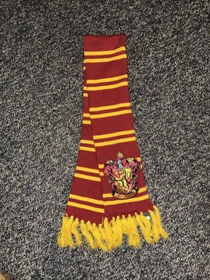 Harry Potter gryffindor scarf 7x56 red gold wizard world Winter Christmas gift 
