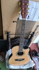 Electro-acoustic guitar, roundback, 6 strings, with accessories, Gear4Music